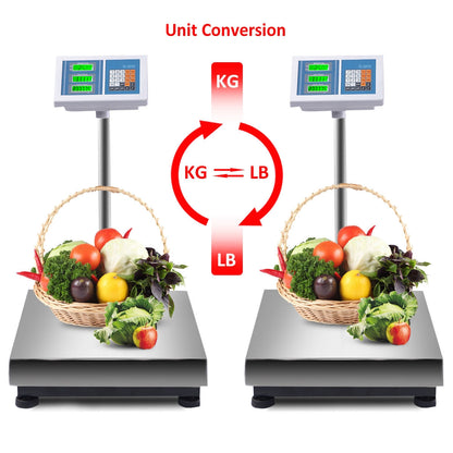 Balance numérique à plateforme de pesage au sol de 660 lb