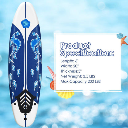 6 Feet Surf Foamie Boards Surfing Beach Surfboard