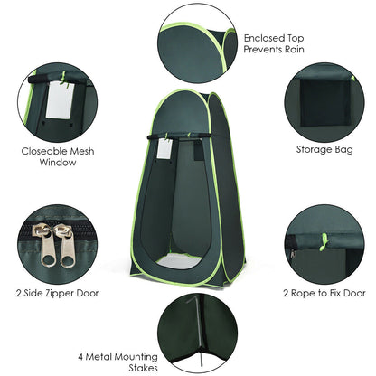 Pop uP Camping Shower Toilet Changing Room Tent