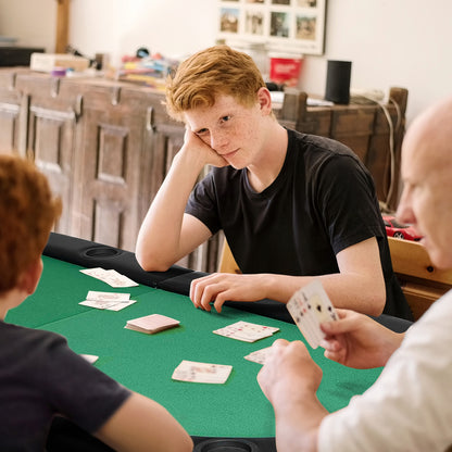 Table de poker pliable Texas Holdem pour 8 joueurs