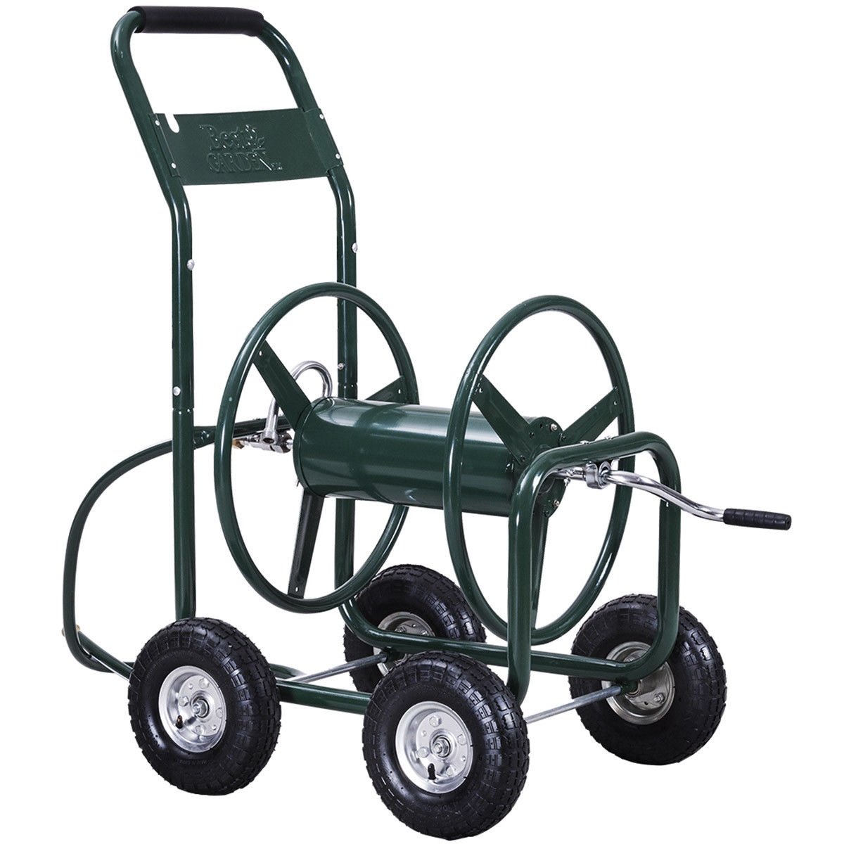 Chariot à enrouleur de tuyau d'arrosage pour jardin et plantation d'eau de 300 pieds