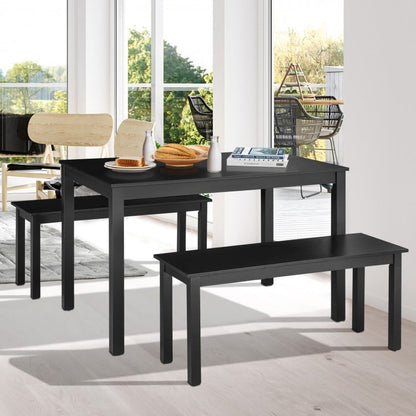 3 Pieces Modern Studio Collection Table Dining Set