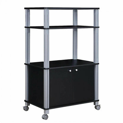 Microwave Rack Stand Rolling Storage Cart