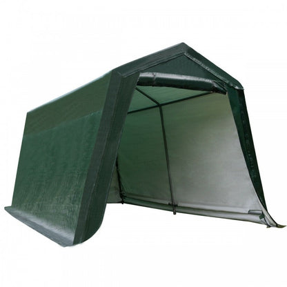 Outdoor Carport Shed with Sidewalls and Waterproof Ripstop Cover