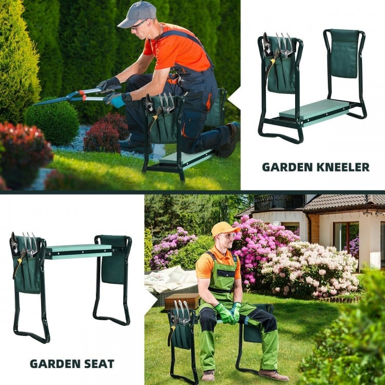 Folding Garden Kneeler and Seat Bench