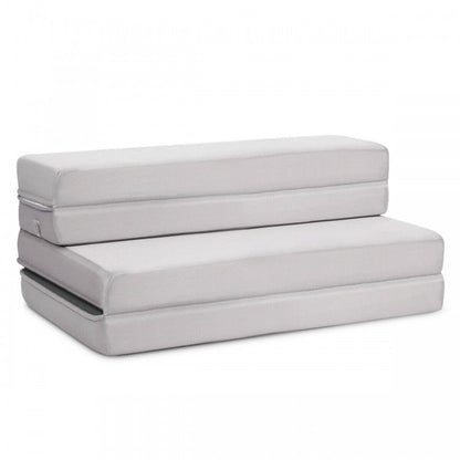 4 Inch Folding Sofa Bed Foam Mattress with Handles