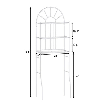 Bathroom Towel Storage Rack with 3 Shelves