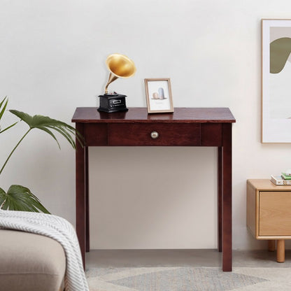 Table console de petit espace avec tiroir pour salon, salle de bain, couloir