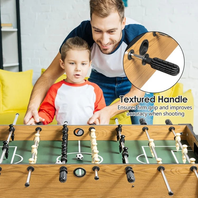 Table de baby-foot en bois de 48 pouces pour loisirs à domicile, taille de compétition