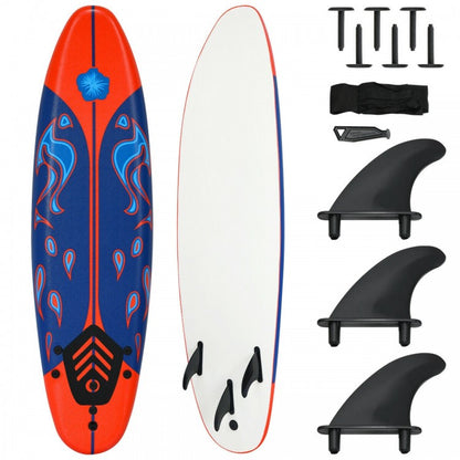 Planche de surf en mousse de 6 pieds pour surf sur la plage