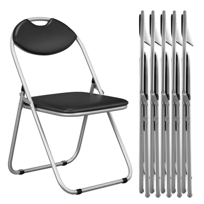 2/4/6 Pieces Portable Folding Dining Chairs Set with Carrying Handles