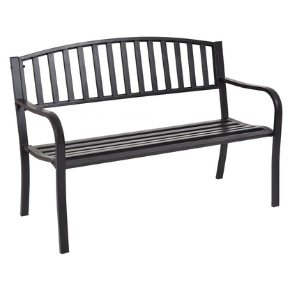 50 Inch Patio Garden Bench Loveseats for Outdoor