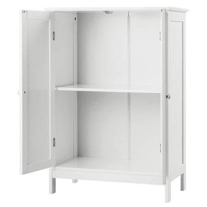 Armoire de rangement à double porte pour salle de bain