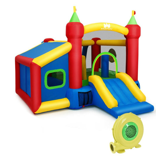 Inflatable Bounce House Kids Slide Jumping Castle without Blower