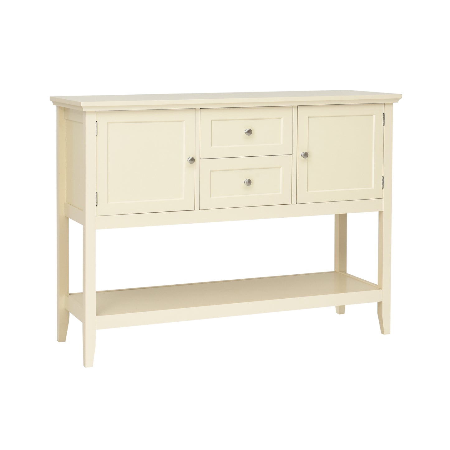 Wooden Sideboard Buffet Console Table  with Drawers and Storage