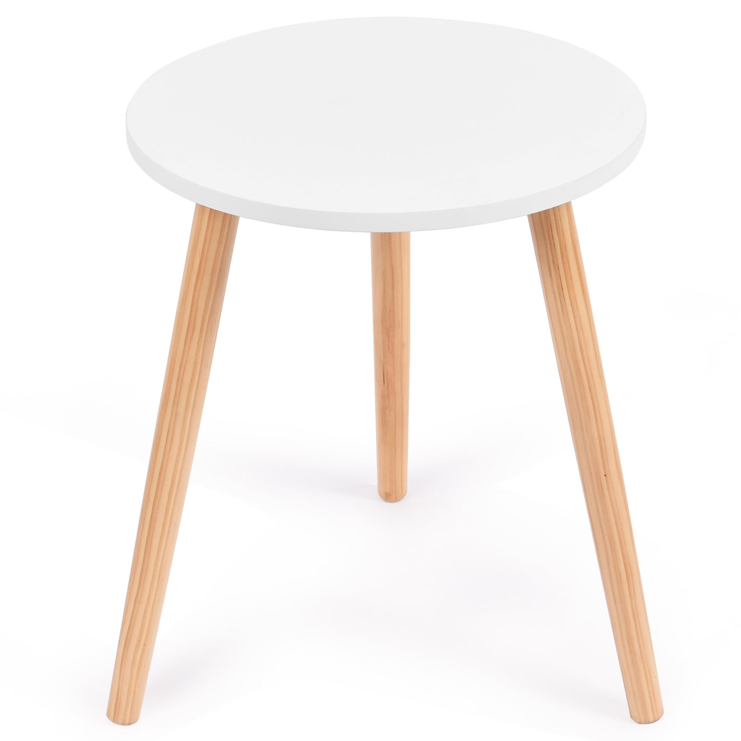 Table basse ronde moderne de 16 pouces