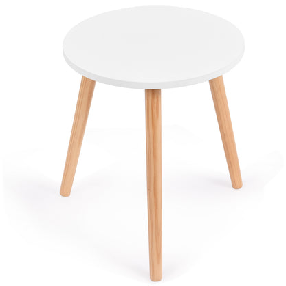 Table basse ronde moderne de 16 pouces