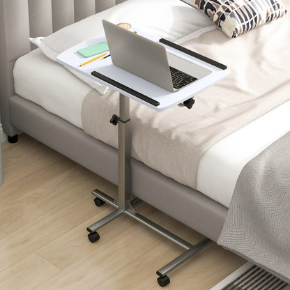 Adjustable Angle Height Rolling Laptop Table