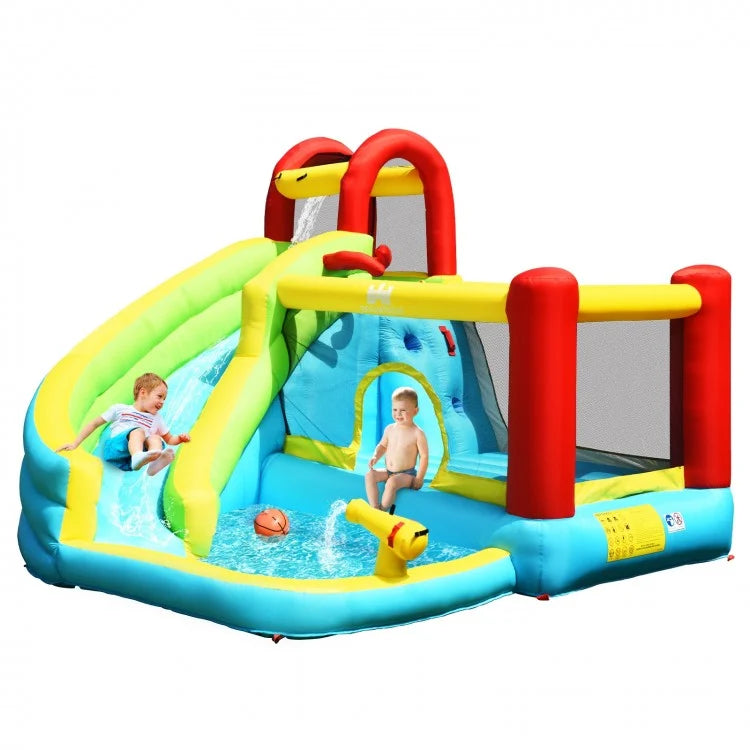 Inflatable Bounce House Water Slide Jump Bouncer without Blower