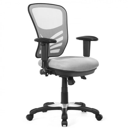 Ergonomic Mesh Office Chair with Adjustable Back Height and Armrests