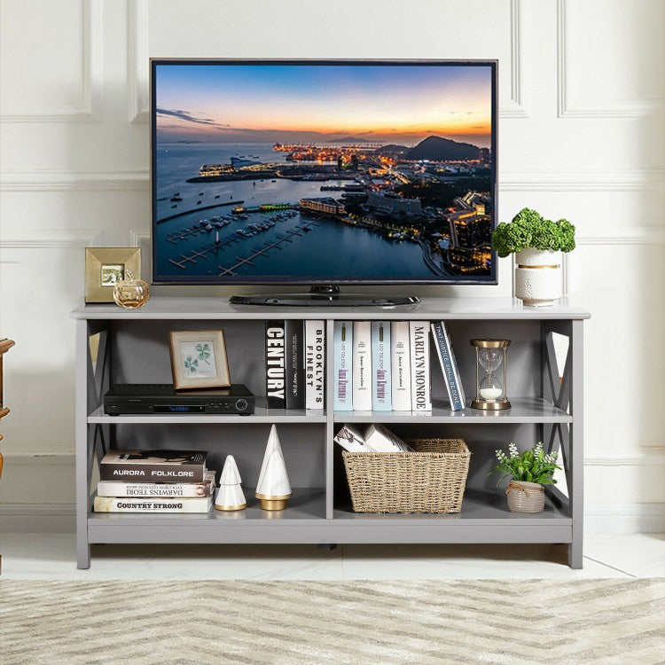 Wooden TV Stand Entertainment Media Center