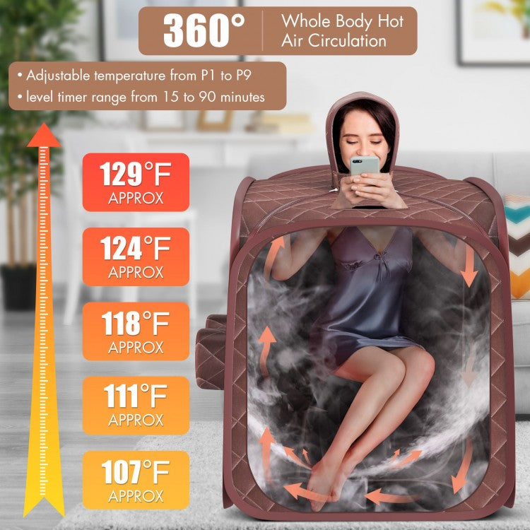 2L Portable Folding Steam Sauna Spa