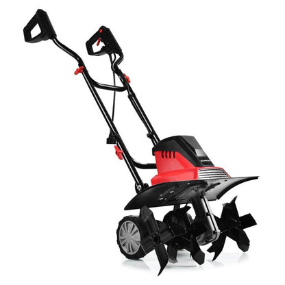 14-Inch 10 Amp Corded Electric Tiller and Cultivator 9-Inch Tilling Depth