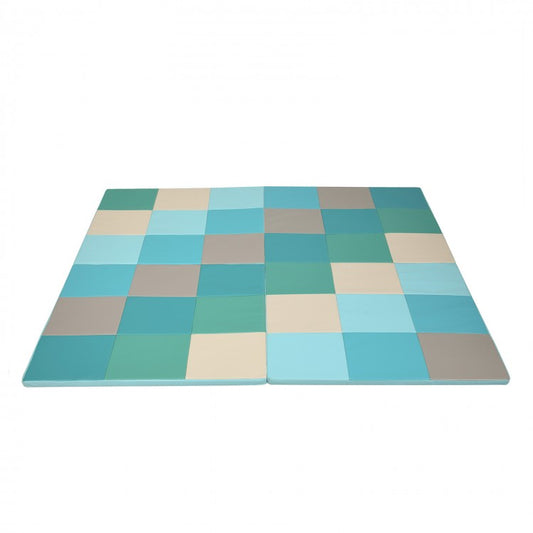 Tapis de jeu en mousse pour tout-petits de 58 pouces Tapis de sol d'activité pliable pour bébé