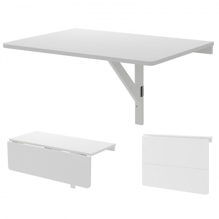 Table murale pliante de 31,5 x 23,5 pouces pour petits espaces