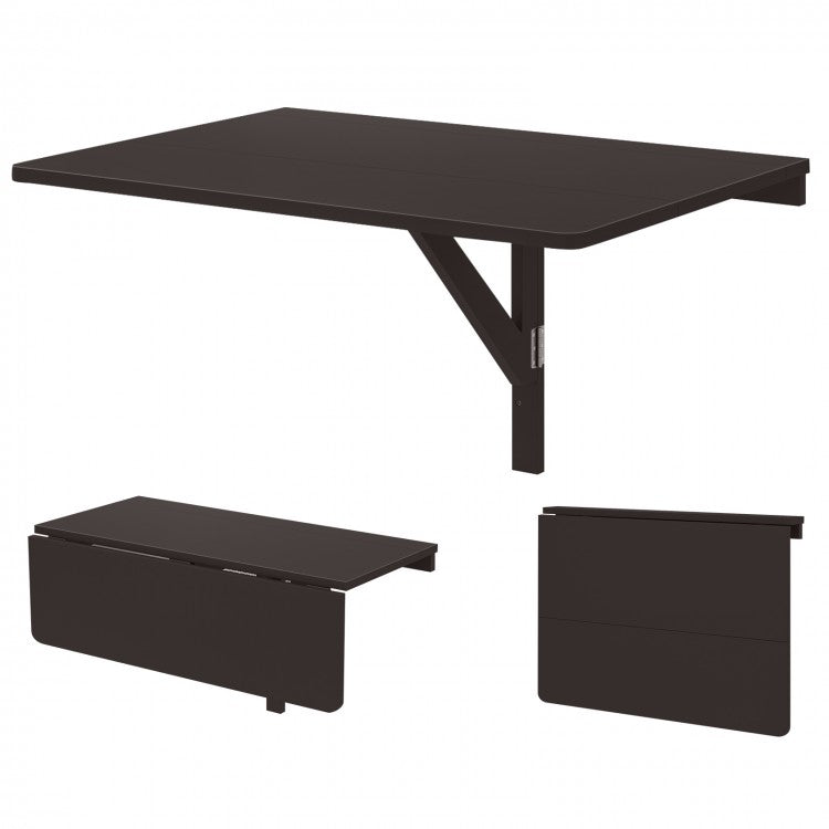 Table murale pliante de 31,5 x 23,5 pouces pour petits espaces