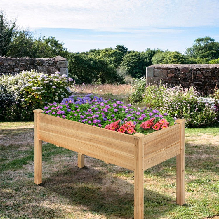 Jardin potager surélevé en bois de 49'' x 23'' x 30''