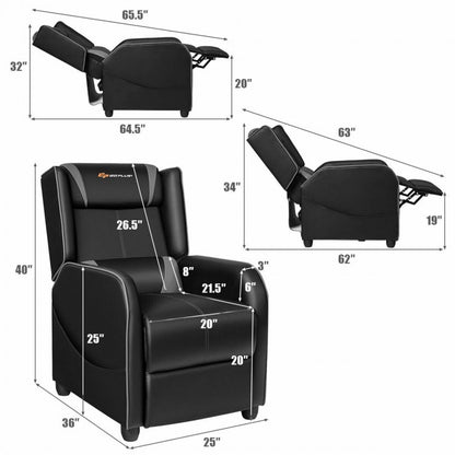 Fauteuil inclinable de massage et de jeu à domicile