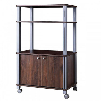 Microwave Rack Stand Rolling Storage Cart