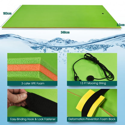 12 x 6 Feet 3 Layer Floating Water Pad