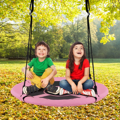 2-in-1 40 Inch Kids Hanging Chair Detachable Swing Tent Set