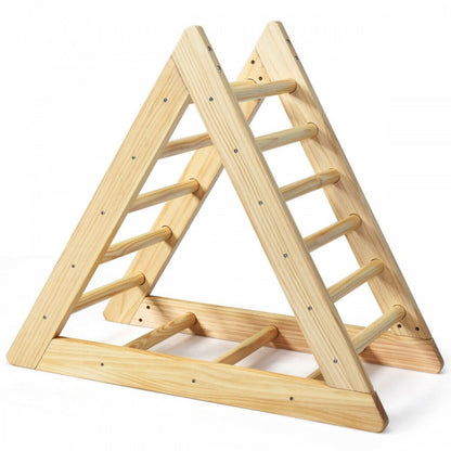 Triangle d'escalade en bois pour l'entraînement des tout-petits