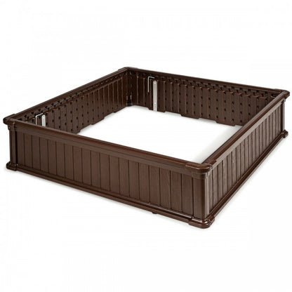 48 Inch Raised Garden Bed Planter for Flower Vegetables Patio