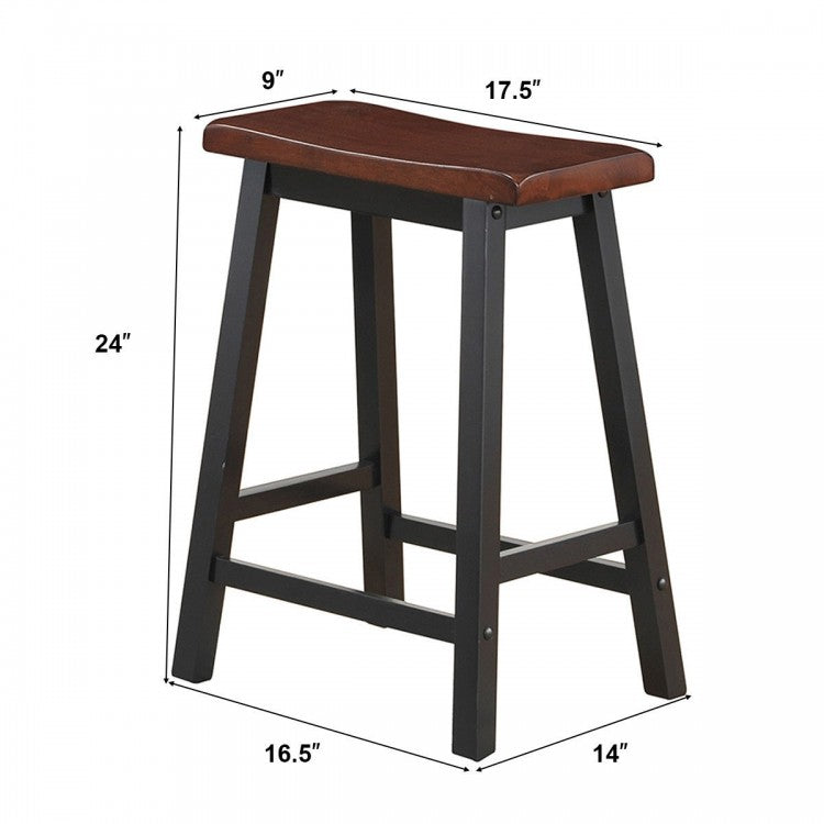 24 Inch Height Set of 2 Home Kitchen Dining Room Bar Stools