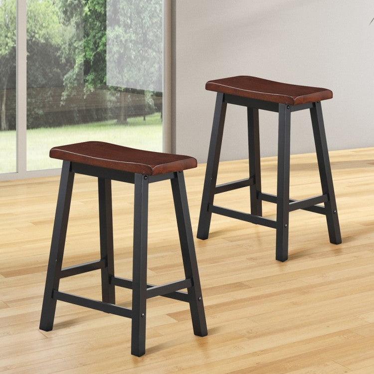 24 Inch Height Set of 2 Home Kitchen Dining Room Bar Stools