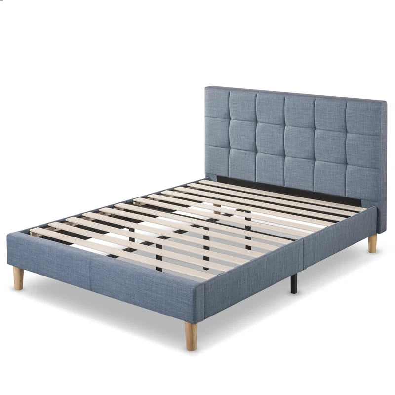 Suhavi Contemporary Modern Upholstered Platform Bed