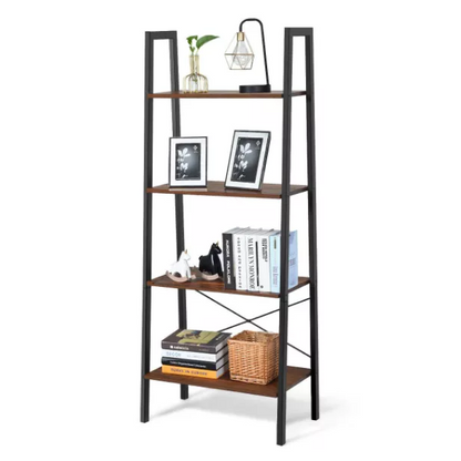 Industrial Style 4-tier Ladder Shelf