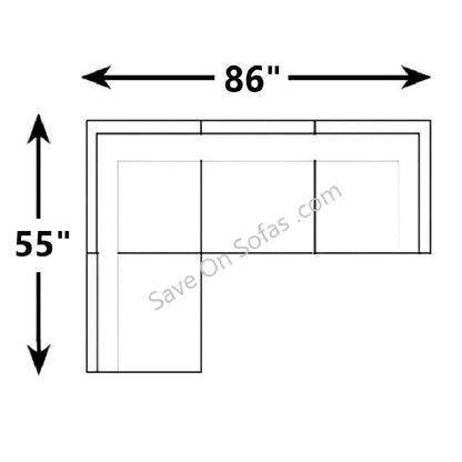 Canapé modulable en osier 4 pièces 