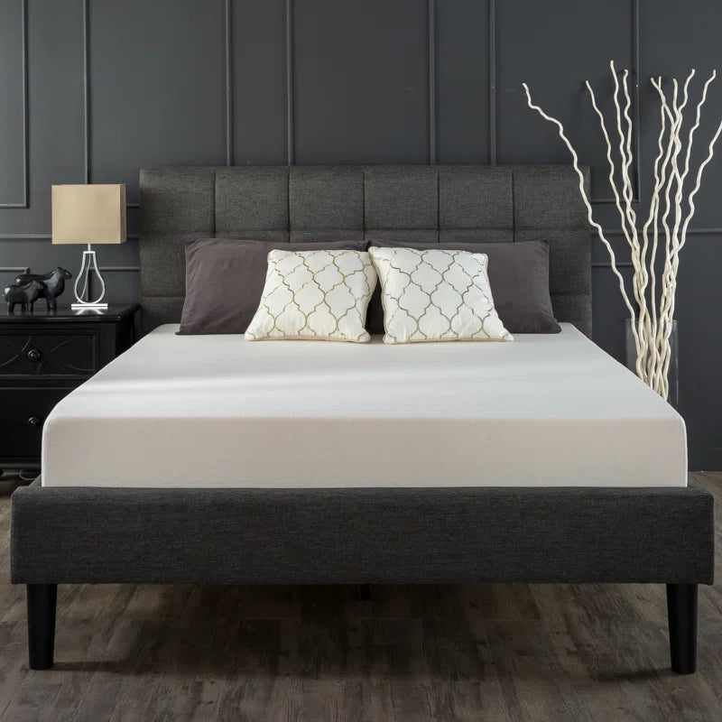 Suhavi Contemporary Modern Upholstered Platform Bed