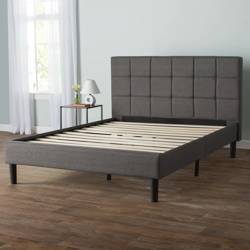 Suhavi Contemporary Modern Upholstered Platform Bed