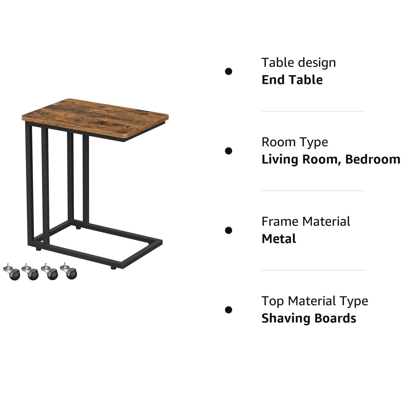 Wood Side Table 