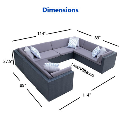 Premium U-Shape Sectional (Giant U)