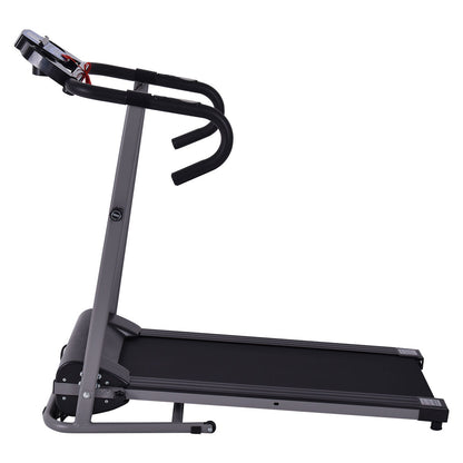 Electric Foldable Treadmill with LCD Display and Heart Rate Sensor