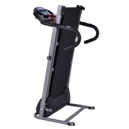 Electric Foldable Treadmill with LCD Display and Heart Rate Sensor