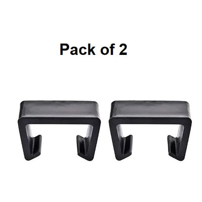 Patio Furniture Clips (Pack of 2 or 4) – Rattan Sofa Fasteners for Outdoor Wicker Furniture, Black