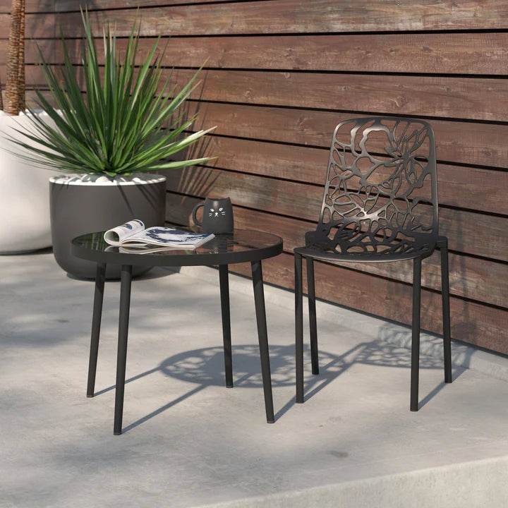 LM  Modern Devon Aluminum Chair